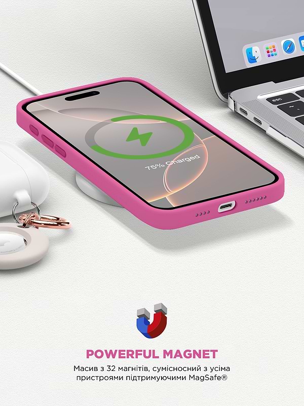 Фото - Чехол для смартфона Armorstandart ICON2 MagSafe for Apple iPhone 16 Pro Max Fuchsia (ARM81324)