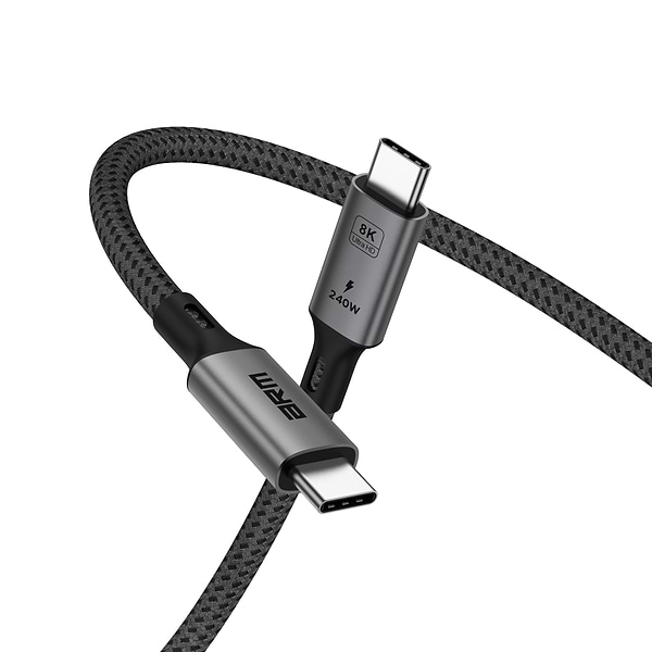 Фото - Кабель синхронизации данных Armorstandart USB 4.0 USB-C - USB-C 240W 1m Black (ARM81921)