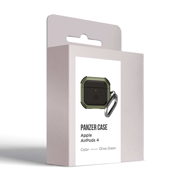 Фото - Чехол для наушников Armorstandart Panzer for Apple Airpods 4 Olive Green (ARM82554)