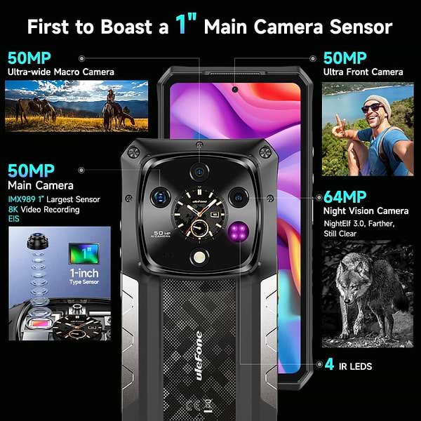 Фото - Смартфон Ulefone Armor 28 Ultra 16/1Tb NFC Black