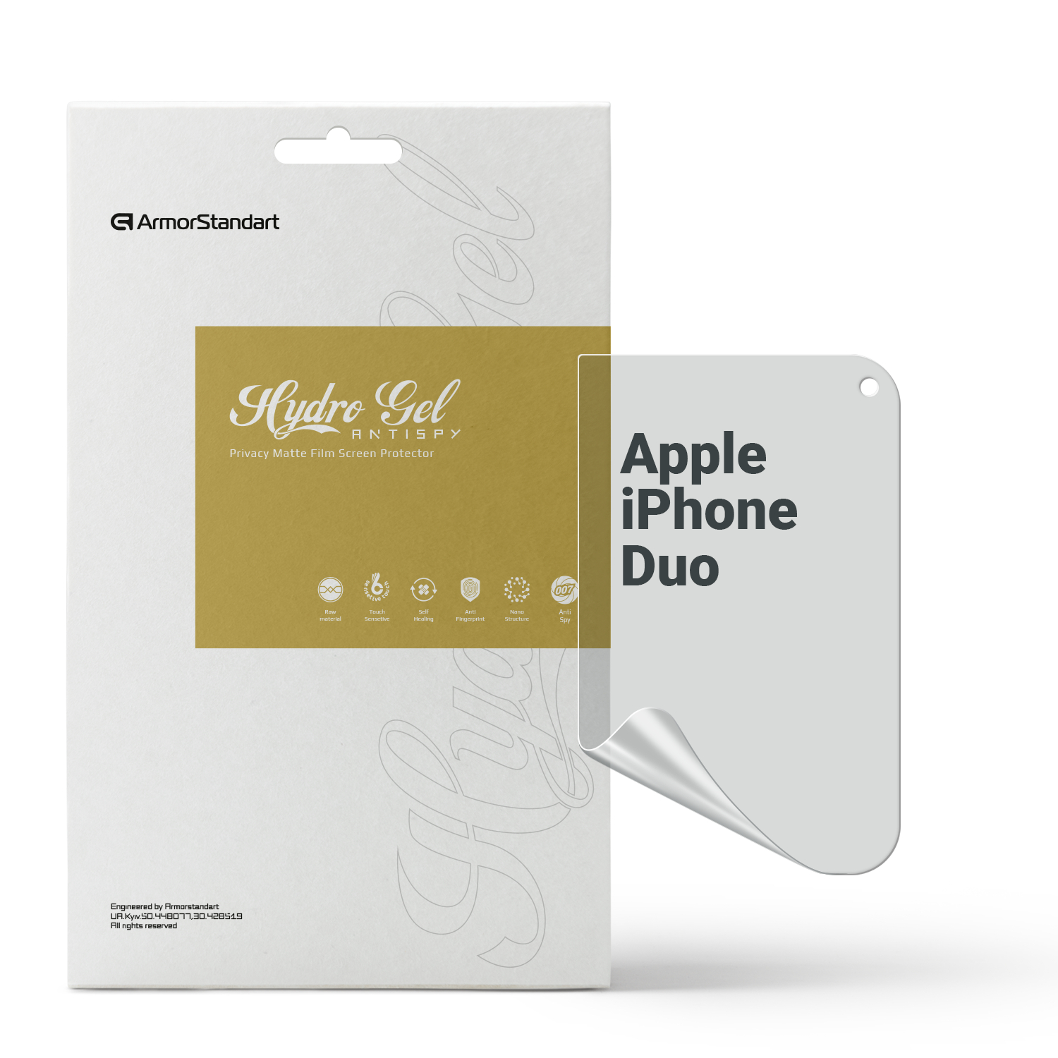 Защитная пленка для смартфона Armorstandart Anti-spy на внешний дисплей for Apple iPhone Ultra (ARM94236)