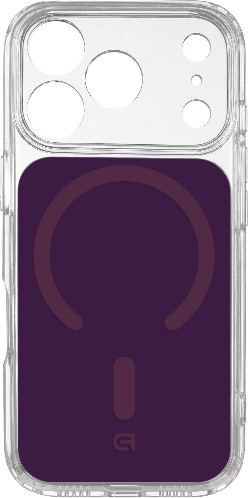 Чохол для смартфону Armorstandart Clear Hybrid MagCase for Apple iPhone 18 Pro / 17 Pro Dark Cherry (ARM91789)