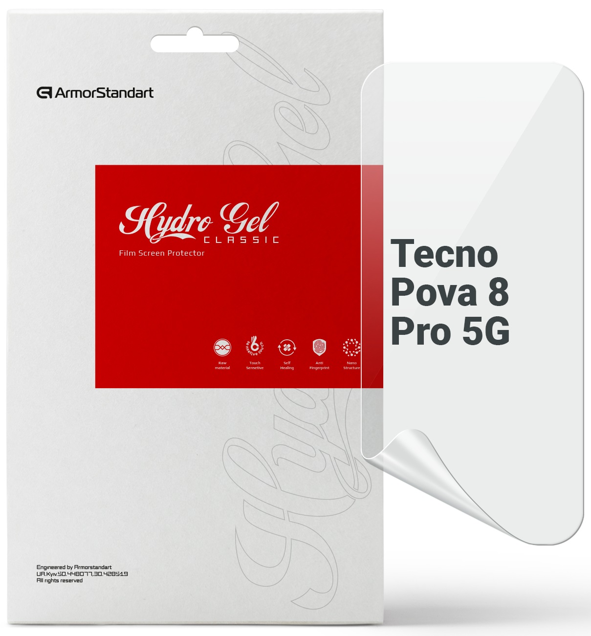 Захисна плівка для смартфону Armorstandart for Tecno Pova 8 Pro 5G (ARM94100)