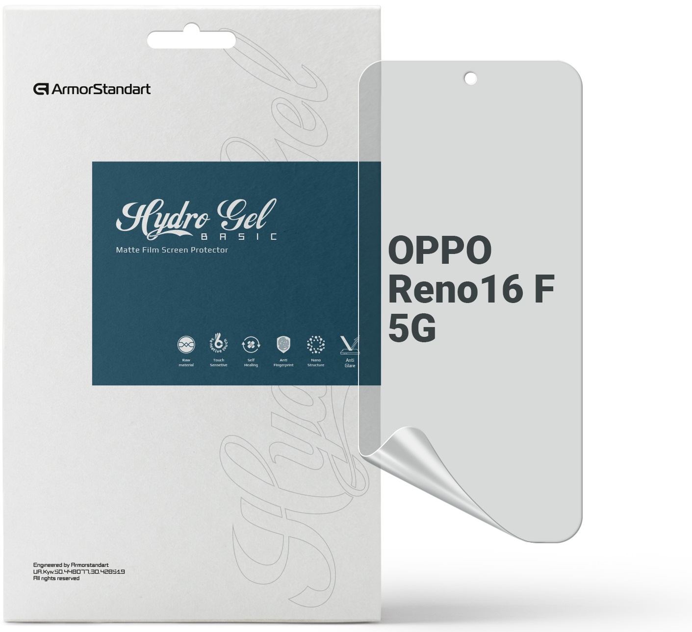 Захисна плівка для смартфону Armorstandart Matte for OPPO Reno16 F 5G (ARM92227)