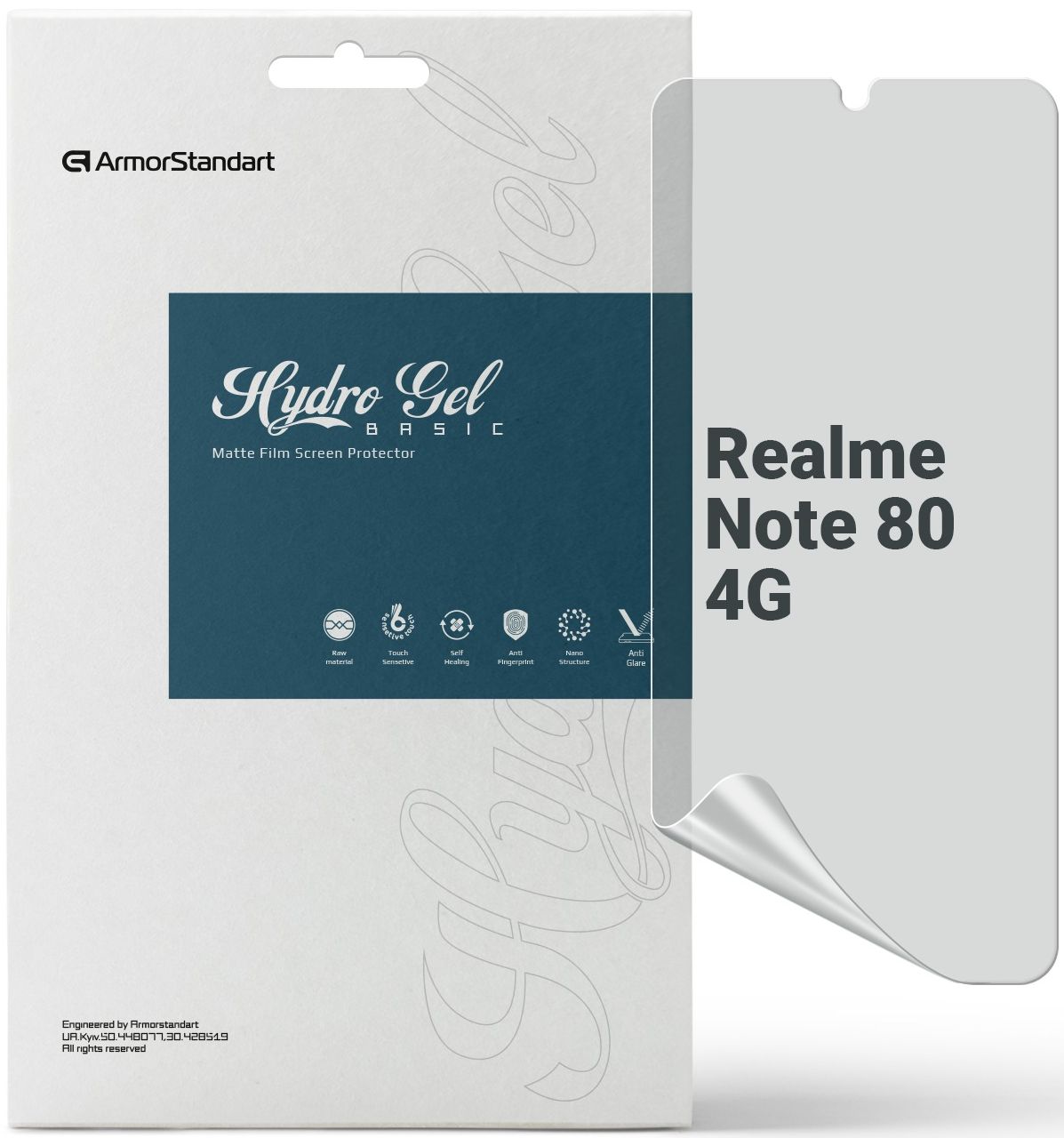 Захисна плівка для смартфону Armorstandart Matte for Realme Note 80 4G (ARM92224)
