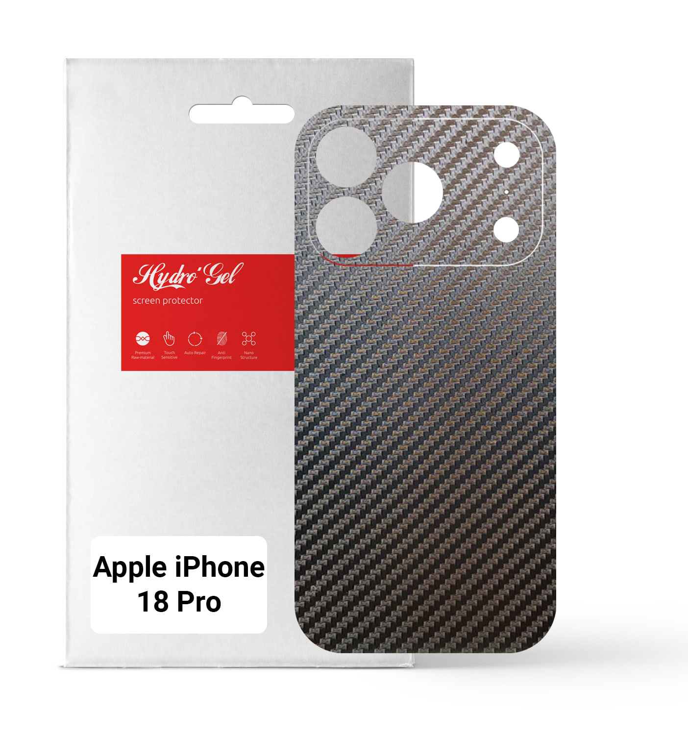 Защитная пленка для смартфона Armorstandart на заднюю панель for Apple iPhone 18 Pro Carbone (ARM94242)