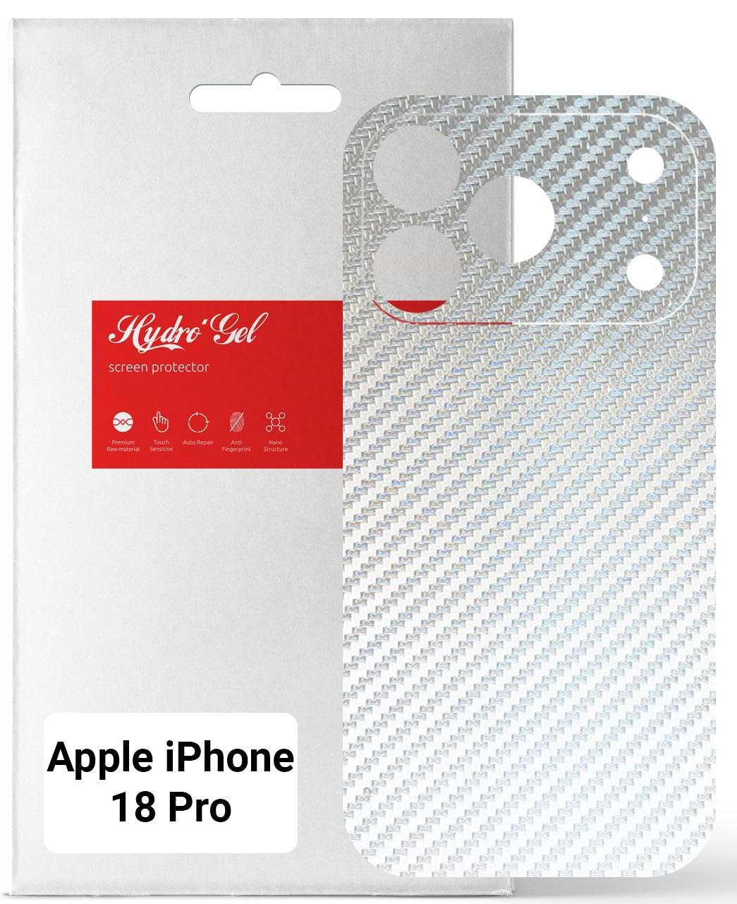 Защитная пленка для смартфона Armorstandart на заднюю панель for Apple iPhone 18 Pro Carbone Transparent (ARM94252)