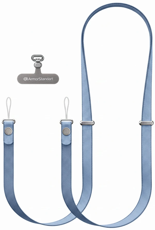 Ремінець для смартфону Armorstandart Solo Cross Light Blue (ARM91325)