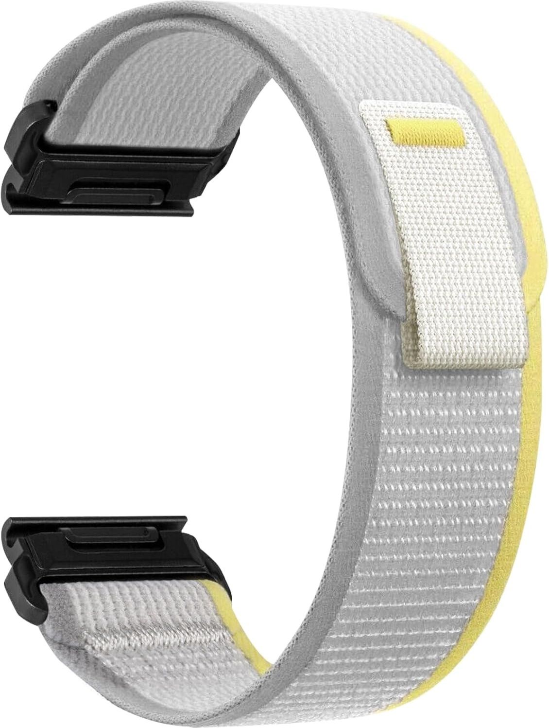 Ремінець для смарт-годинника Armorstandart Trail for Garmin 20 mm Beige/Yellow (ARM85698)