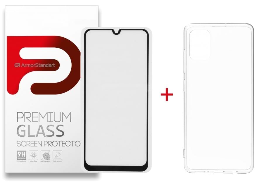 Чохол для смартфону Armorstandart Air for Samsung Galaxy A31 SM-A315 Transparent (ARM58042) + захисне скло