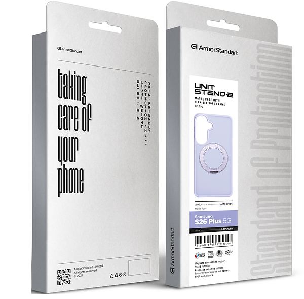 Фото - Чехол для смартфона Armorstandart Unit Stand2 for Samsung S26 Plus 5G Lavender (ARM89961)