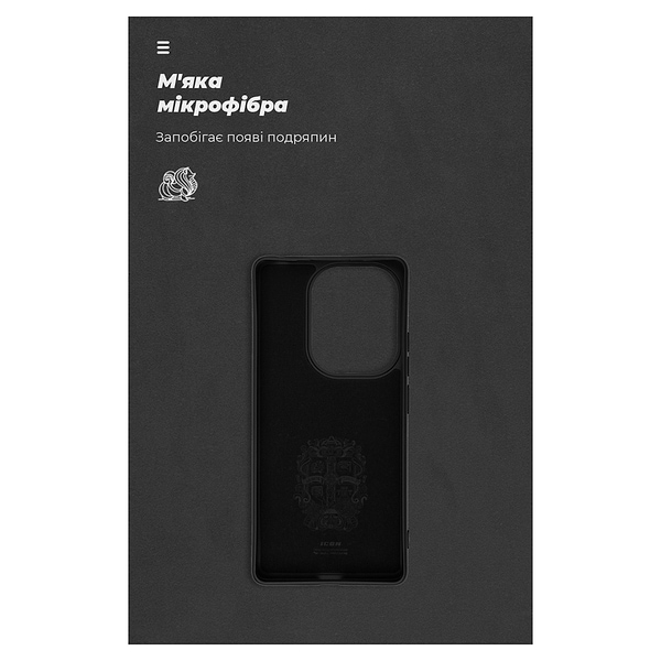 Фото - Чохол для смартфону Armorstandart Icon for Xiaomi Redmi Note 13 Pro/Redmi Note 14S Black (ARM73136)