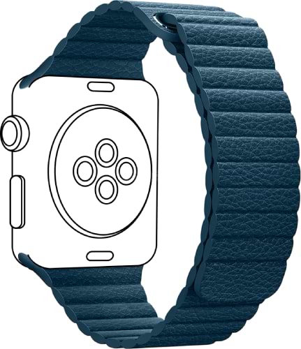 Фото - Ремінець для смарт-годинника ArmorStandart Leather Loop for Apple Watch 42 (Series 11-10)/41/40/38 Blue (ARM51669) Фото - Ремінець для смарт-годинника ArmorStandart Leather Loop for Apple Watch 42 (Series 11-10)/41/40/38 Blue (ARM51669)