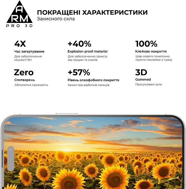 Фото - Захисне скло для смартфону Armorstandart Pro 3D for Apple iPhone 15 Plus Black (ARM68218)