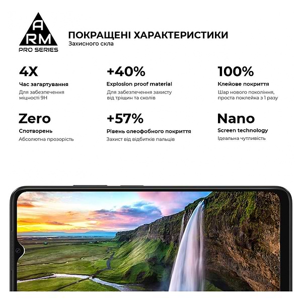Фото - Захисне скло для смартфону Armorstandart Pro for OPPO A18 4G / A38 4G Black (ARM71040)