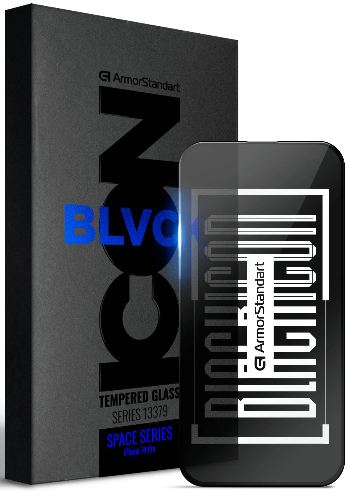 Защитное стекло для смартфона Armorstandart Space Black Icon for Apple iPhone 14 Pro (ARM63562)