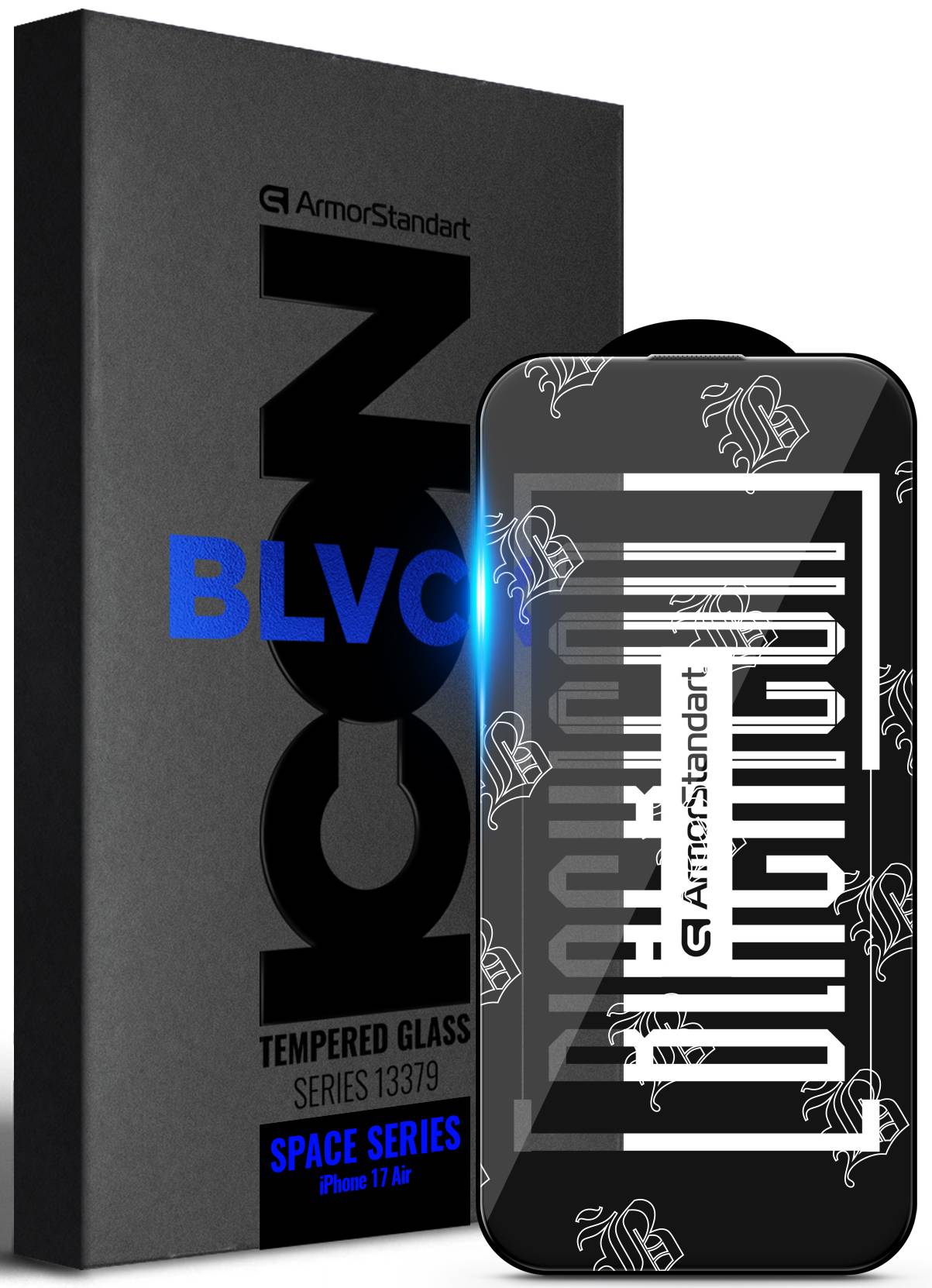 Защитное стекло для смартфона Armorstandart Space Black Icon for Apple iPhone 17 Air (ARM86397)