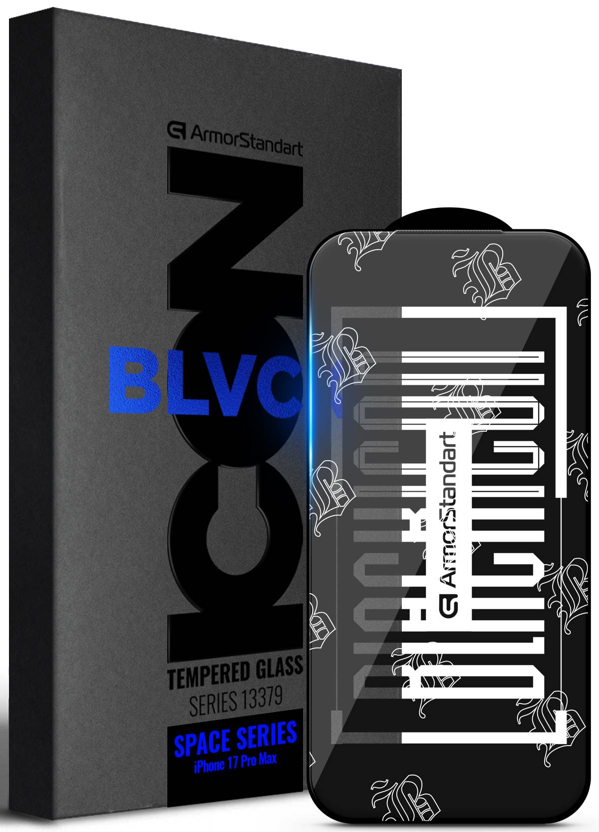 Защитное стекло для смартфона Armorstandart Space Black Icon for Apple iPhone 17 Pro Max (ARM86396)