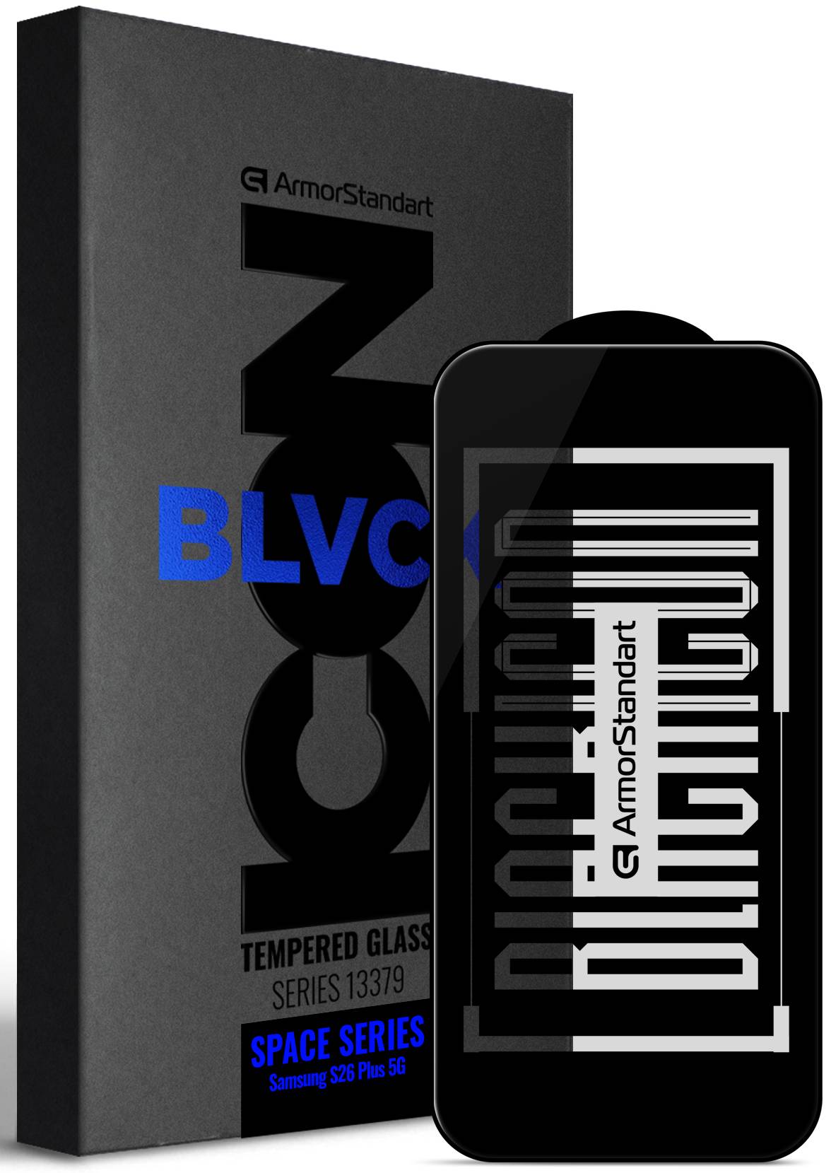 Защитное стекло для смартфона Armorstandart Space Black Icon for Samsung S26 Plus 5G (ARM89247)