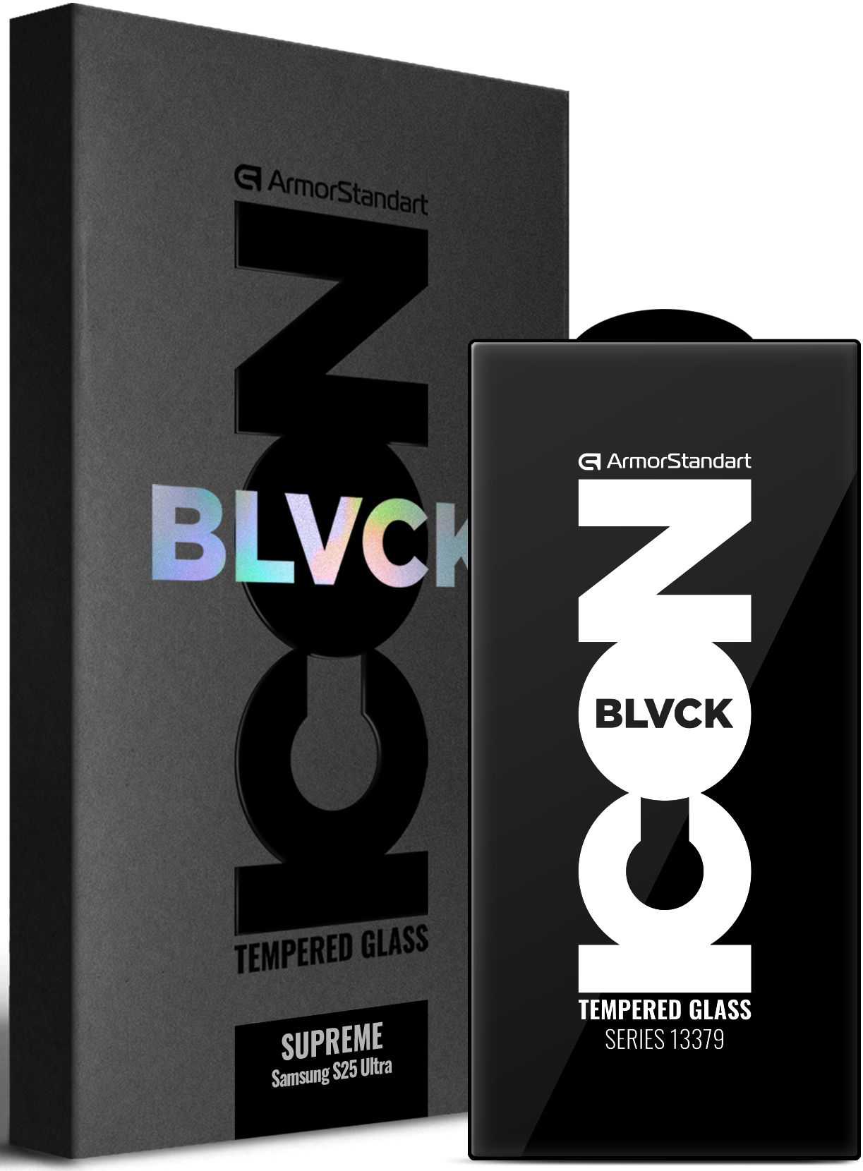 Защитное стекло для смартфона Armorstandart Supreme Black Icon for Samsung S25 Ultra (ARM84629)