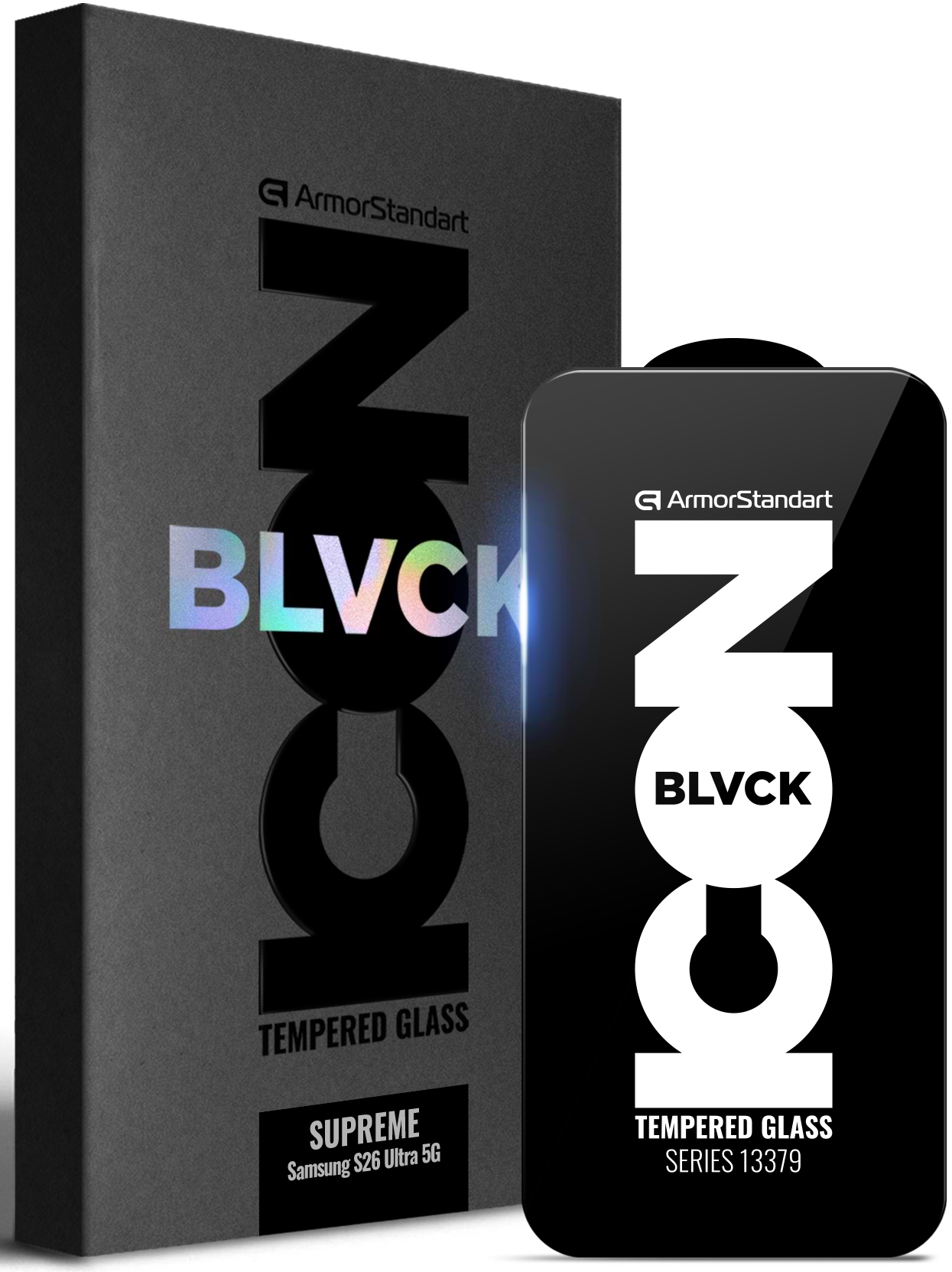 Защитное стекло для смартфона Armorstandart Supreme Black Icon for Samsung S26 Ultra 5G (ARM89256)