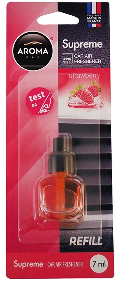 Ароматизатор для авто Aroma Supreme REFILL - STRAWBERRY (92364)
