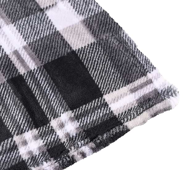 Фото - Плед полуторный Ardesto Flannel 160х200 см клетка серая (ART0101PB)