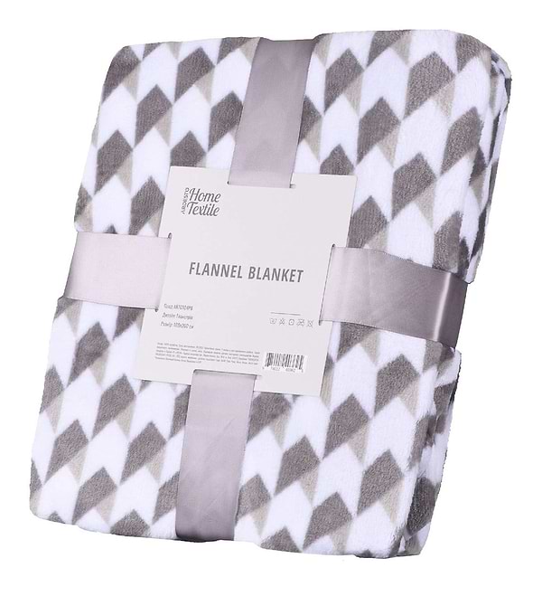 Фото - Плед полуторний Ardesto Flannel 160х200 см геометрія (ART0104PB)