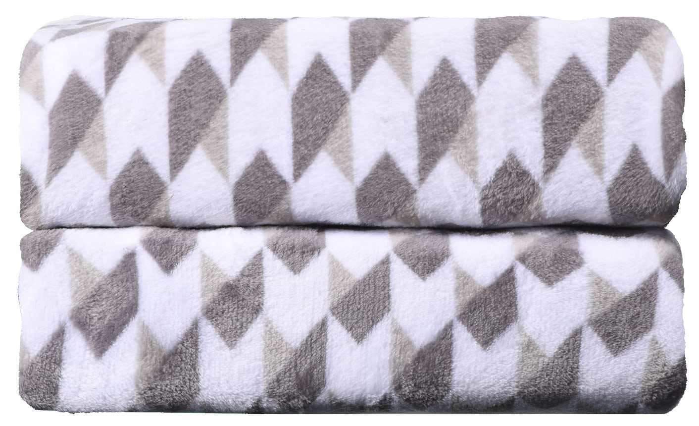 Плед полуторный Ardesto Flannel 160х200 см геометрия (ART0104PB) - Фото 1