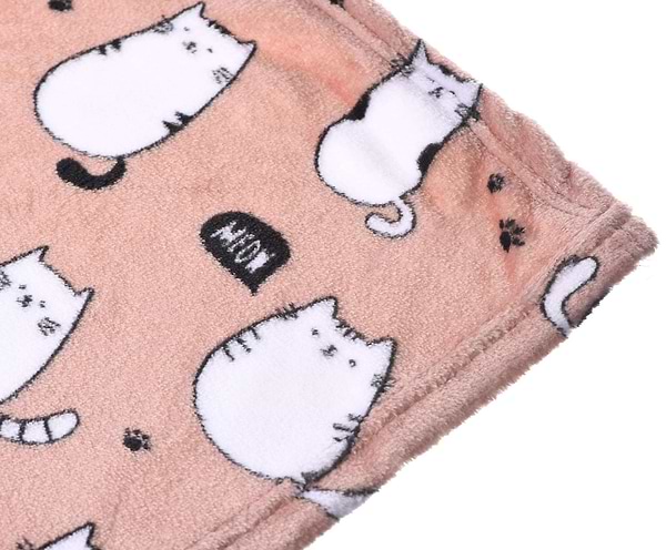 Фото - Плед полуторний Ardesto Flannel 160х200 см котики (ART0108PB)