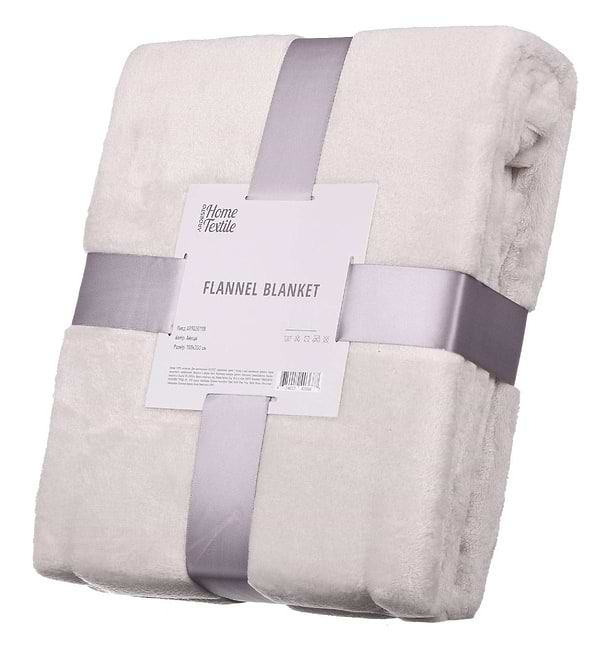 Фото - Плед євро Flannel 200х220 см айворі (ART0202SB)