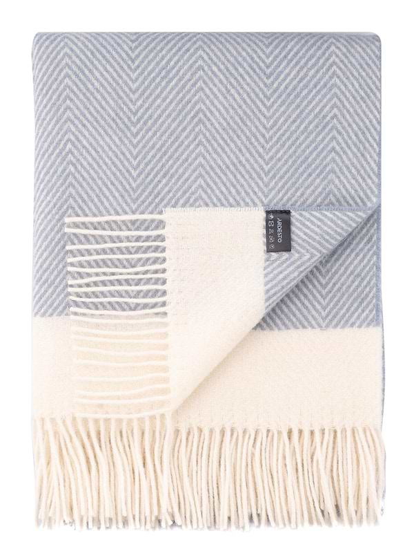 Фото - Плед полуторний Ardesto Leonardo Bianco 140x200 см блакитний (ART0503LB)