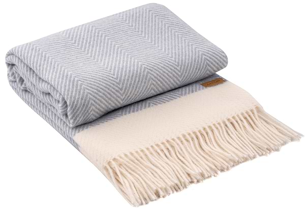 Фото - Плед полуторний Ardesto Leonardo Bianco 140x200 см блакитний (ART0503LB)