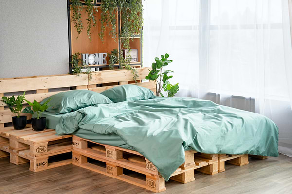 Фото - Пододеяльник двуспальный евро Ardesto  Mix&Match 200х220 шалфей (ART2022DVG)