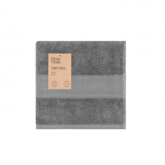 Фото - Полотенце для лица Ardesto махровое SuperSoft 50х90 см серый (ART2250SLP)