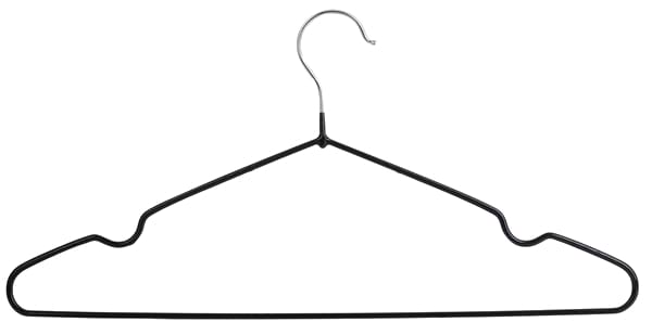 Вішалка Idea Home 40,5x21 см 8 шт. Black (6722137) - Фото 1