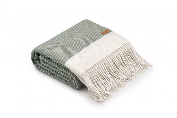 Фото - Плед полуторный Ardesto Leonardo Bianco 140x200 см зеленый (ART0504LB)