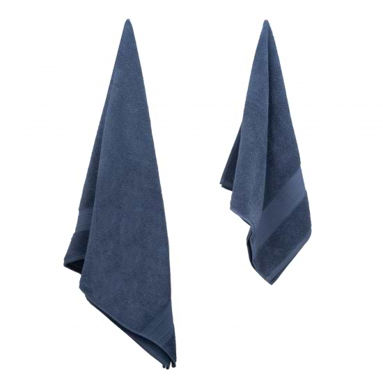 Фото - Полотенце для лица Ardesto махровое SuperSoft 50х90 см синий (ART2250DBP)