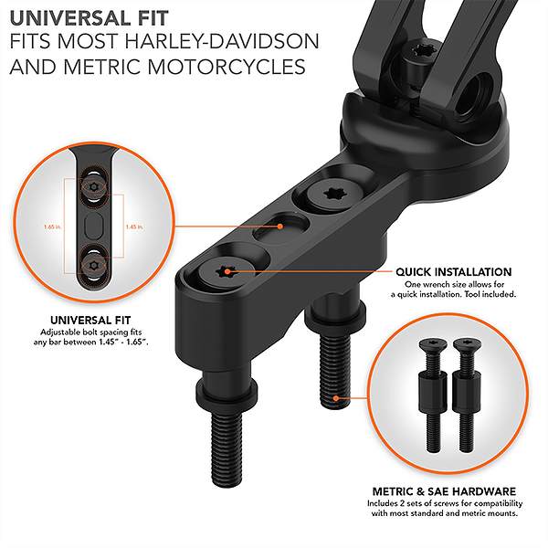 Фото - Уценка - Держатель для мобильного устройства Rokform Pro Serie Polished Alu Motorcycle Perch Mount (334201P-PA)