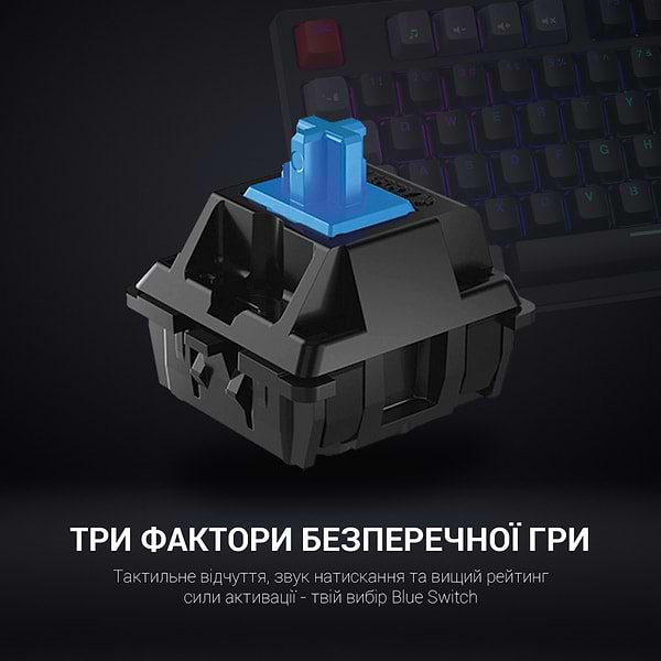 Фото - Клавіатура дротова ігрова GamePro MK120B