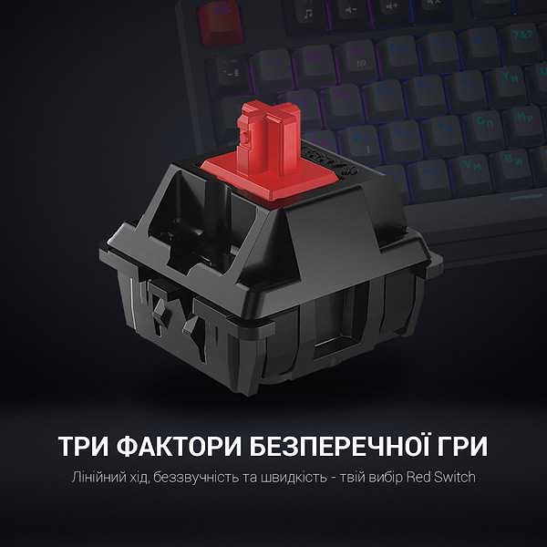 Фото - Клавіатура дротова ігрова GamePro MK120R