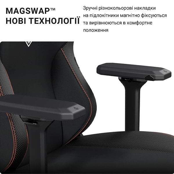 Фото - Крісло для геймерів Anda Seat Kaiser 3 Size XL Black (AD12YDC-XL-01-B-PVC)