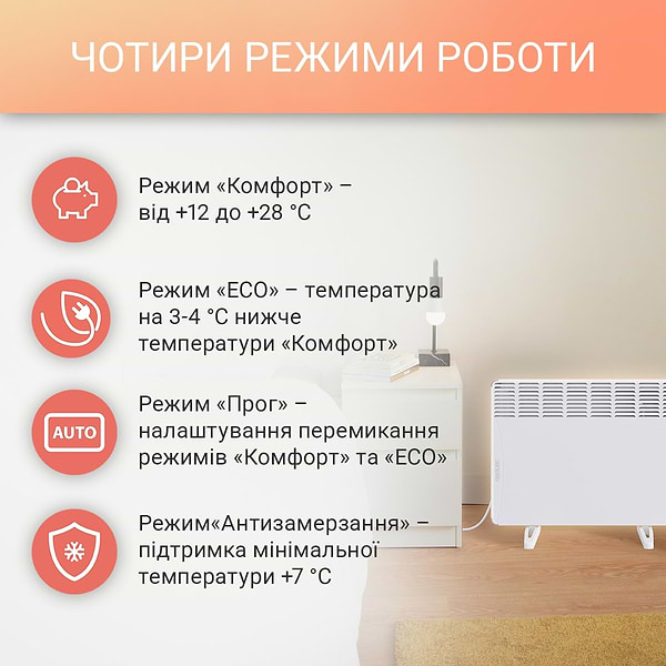 Фото - Конвектор Atlantic F118 CMG-BD0/PR/M (1500W)