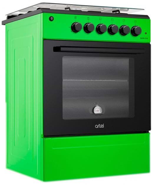 Плита газовая ARTEL APETITO 10-E Green - Фото 1
