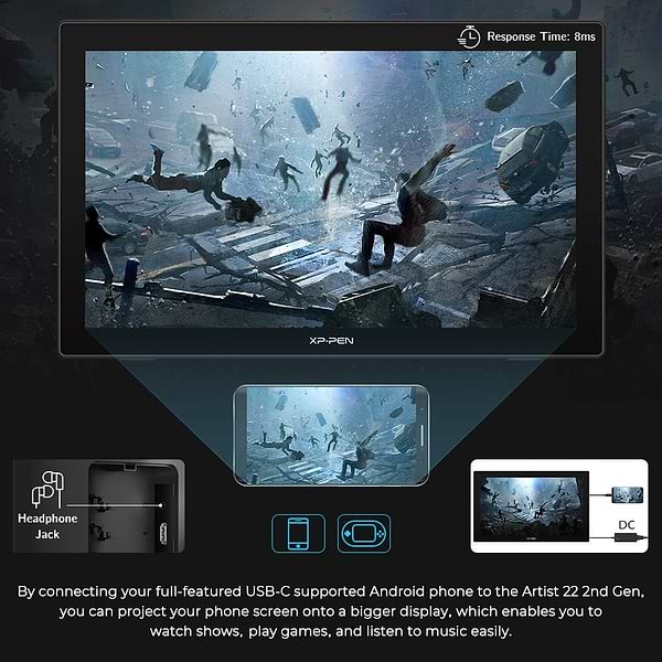 Фото - Графический планшет XP-Pen Artist CD220F_EU (2nd Gen) Black