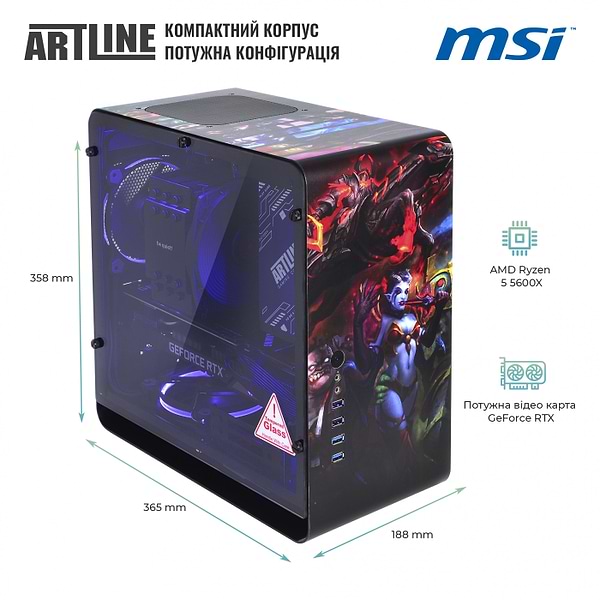 Фото - Системный блок Artline Overlord DRAGON (DRAGONv35DH)