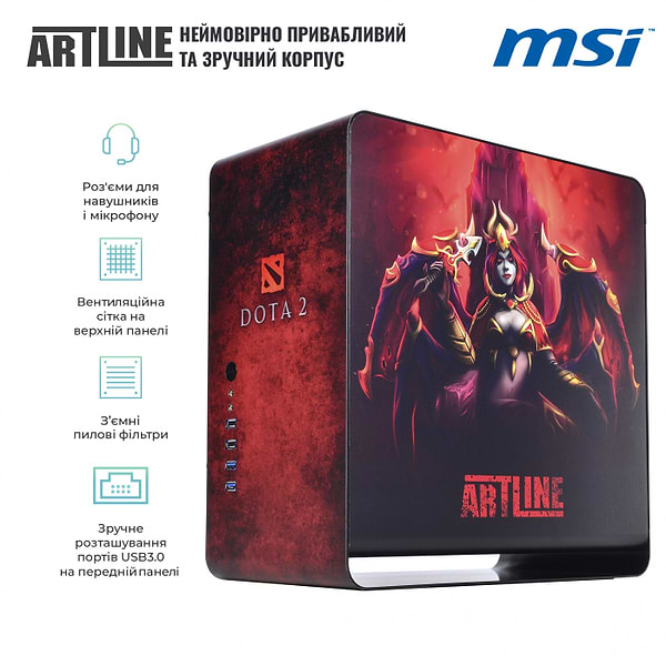 Фото - Системний блок Artline Overlord DRAGON (DRAGONv35DR)