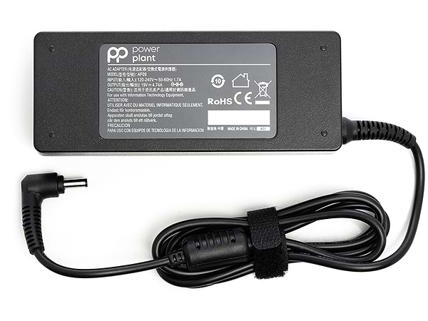 Фото - Зарядное устройство для ноутбука PowerPlant Asus 220V 19V 90W 4.74A (AS90F4014)