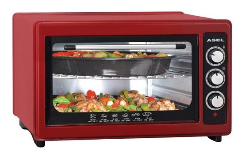 Піч електрична ASEL AF 40-23 Bordo - Фото 1