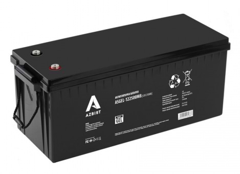 Акумулятор для ДБЖ Azbist 12V 250.0Ah (ASGEL-122500M8)